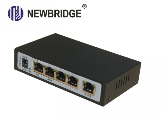 100M Hafen 4 + 1 Hafen RJ45 PoE-Ethernet-Schalter für IP-Kameralösung