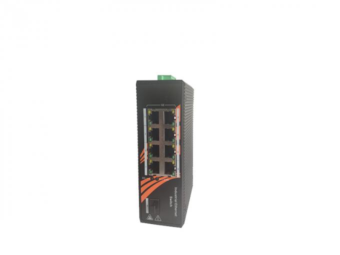 1 SFP-Hafen-Gigabit PoE-Ethernet-Schalter-industrielle Hutschiene/Wand bringt Installation an